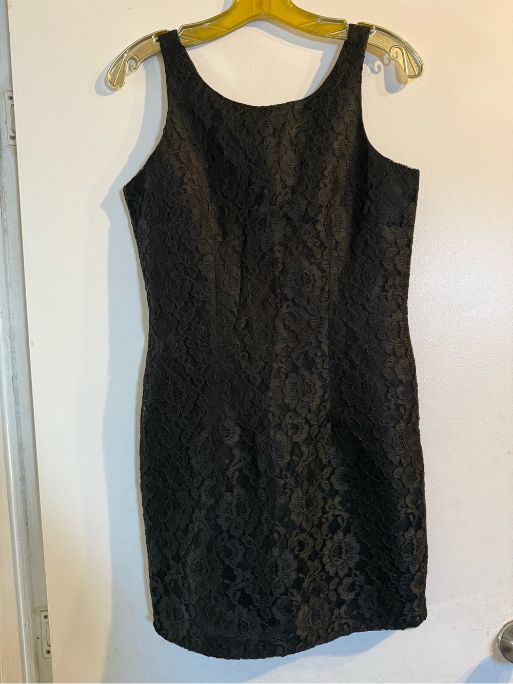 Rampage Black Lace Mini Sheath Dress